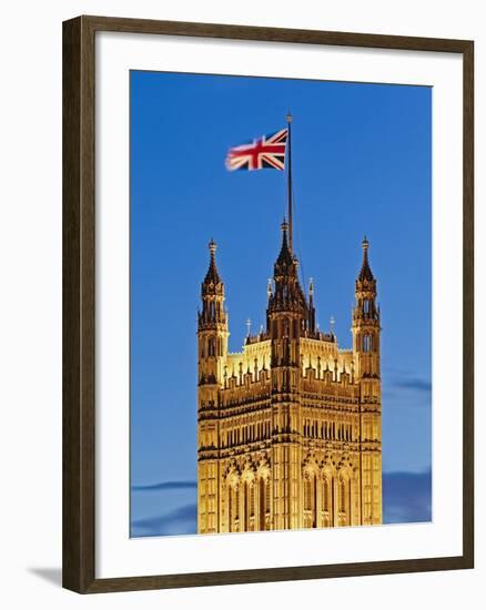 Victoria Tower and Houses of Parliament-Rudy Sulgan-Framed Photographic Print