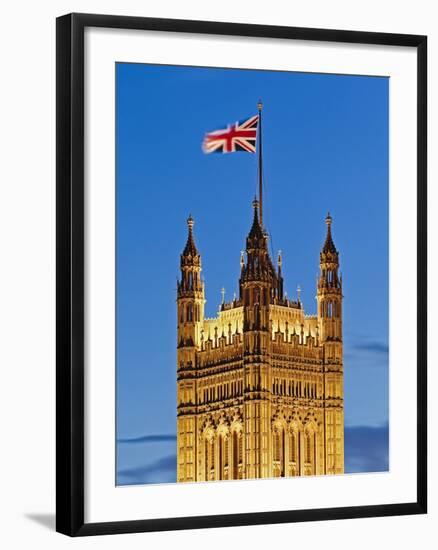 Victoria Tower and Houses of Parliament-Rudy Sulgan-Framed Photographic Print