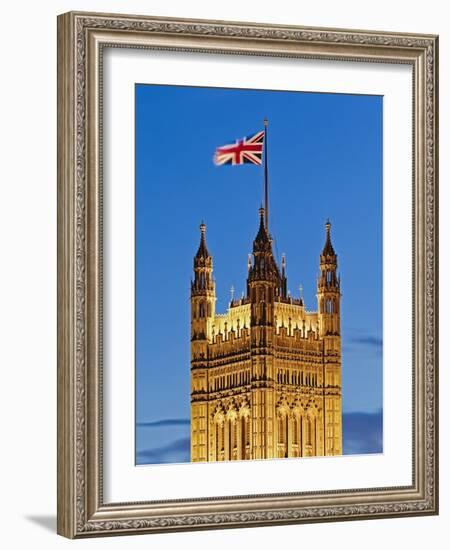 Victoria Tower and Houses of Parliament-Rudy Sulgan-Framed Photographic Print