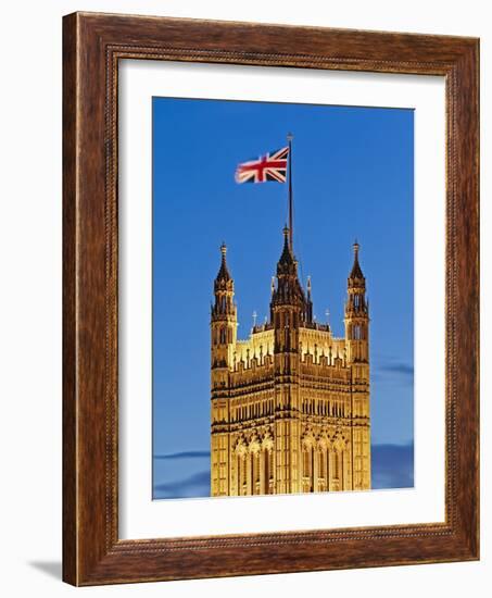 Victoria Tower and Houses of Parliament-Rudy Sulgan-Framed Photographic Print