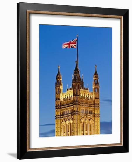 Victoria Tower and Houses of Parliament-Rudy Sulgan-Framed Photographic Print