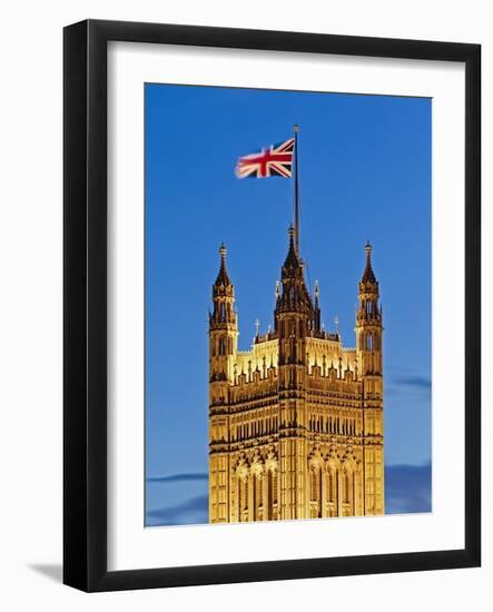 Victoria Tower and Houses of Parliament-Rudy Sulgan-Framed Photographic Print