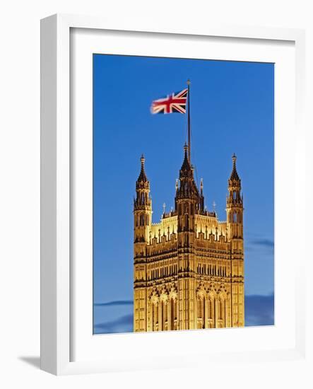 Victoria Tower and Houses of Parliament-Rudy Sulgan-Framed Photographic Print