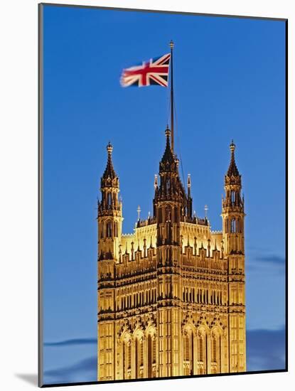 Victoria Tower and Houses of Parliament-Rudy Sulgan-Mounted Photographic Print