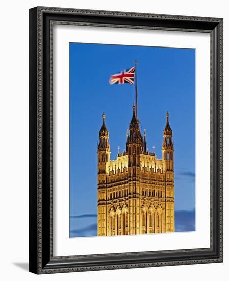 Victoria Tower and Houses of Parliament-Rudy Sulgan-Framed Photographic Print