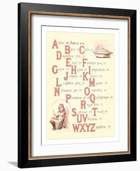 Victorian Alphabet Jingle-null-Framed Premium Giclee Print