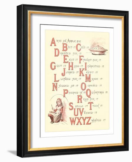 Victorian Alphabet Jingle-null-Framed Premium Giclee Print