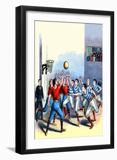 Victorian Basketball-null-Framed Art Print