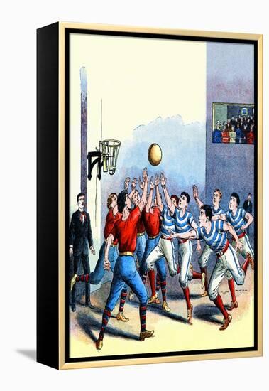 Victorian Basketball-null-Framed Stretched Canvas