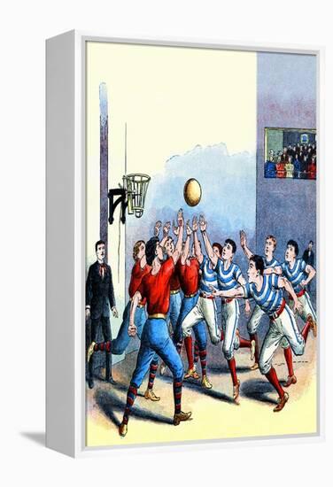 Victorian Basketball-null-Framed Stretched Canvas