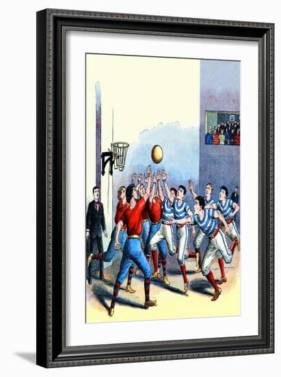 Victorian Basketball-null-Framed Premium Giclee Print