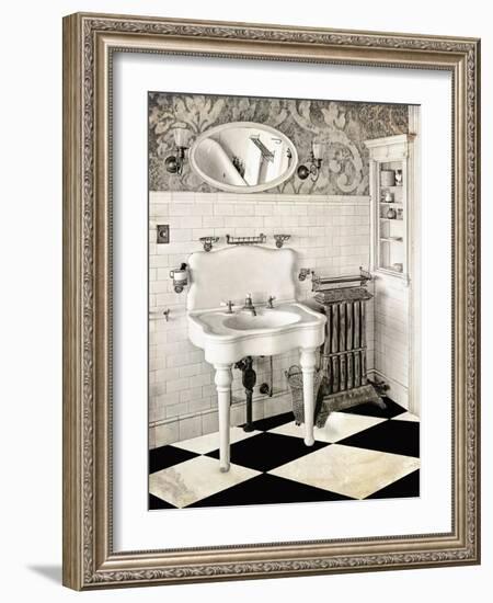 Victorian Bathroom-Mindy Sommers-Framed Giclee Print