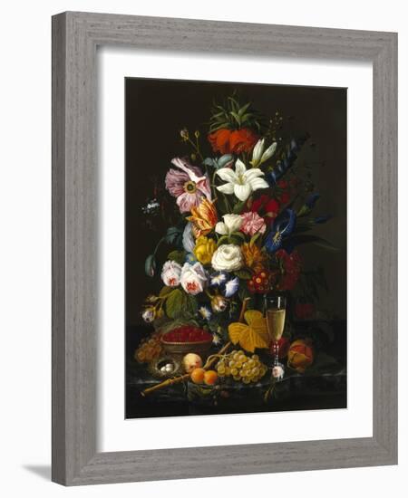 Victorian Bouquet, C. 1850-Severin Roesen-Framed Giclee Print