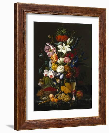 Victorian Bouquet, C. 1850-Severin Roesen-Framed Giclee Print