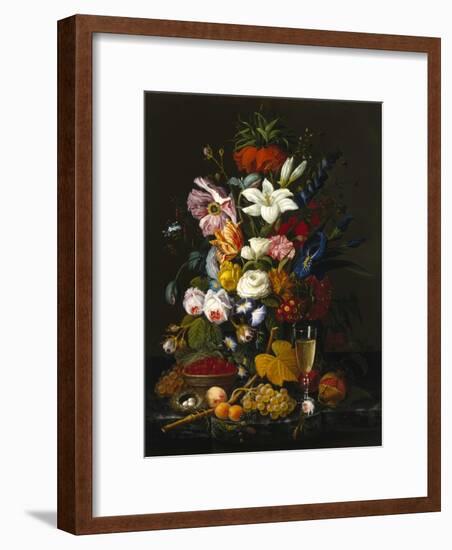 Victorian Bouquet, C. 1850-Severin Roesen-Framed Giclee Print