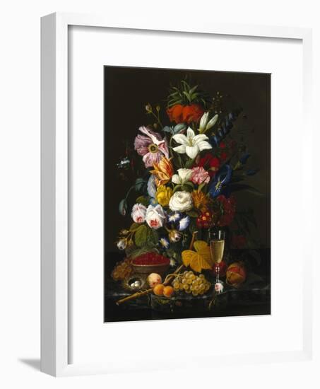 Victorian Bouquet, C. 1850-Severin Roesen-Framed Giclee Print