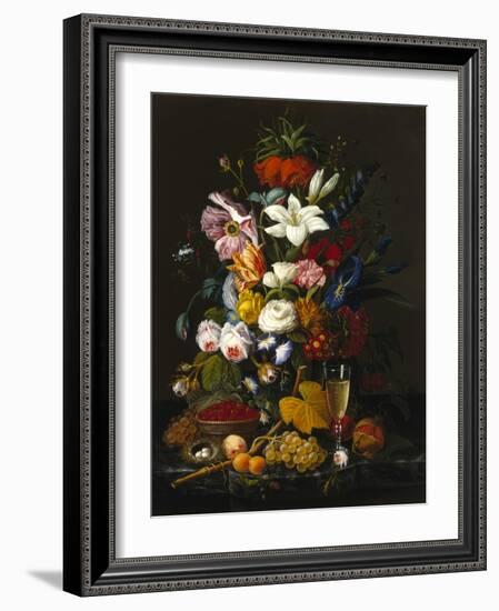 Victorian Bouquet, C. 1850-Severin Roesen-Framed Giclee Print