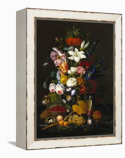 Victorian Bouquet, C. 1850-Severin Roesen-Framed Premier Image Canvas
