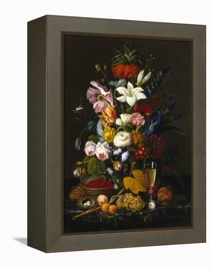 Victorian Bouquet, C. 1850-Severin Roesen-Framed Premier Image Canvas