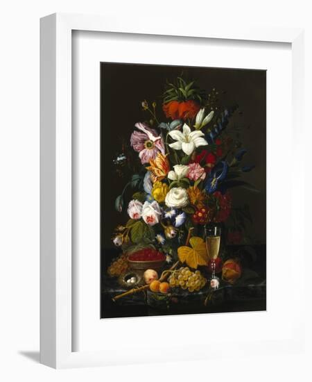 Victorian Bouquet, C. 1850-Severin Roesen-Framed Giclee Print