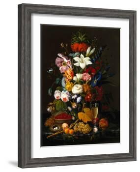 Victorian Bouquet-Severin Roesen-Framed Giclee Print