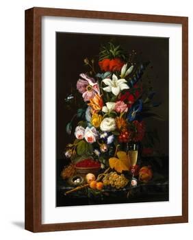 Victorian Bouquet-Severin Roesen-Framed Giclee Print