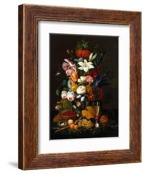 Victorian Bouquet-Severin Roesen-Framed Giclee Print