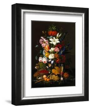 Victorian Bouquet-Severin Roesen-Framed Giclee Print