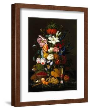 Victorian Bouquet-Severin Roesen-Framed Giclee Print