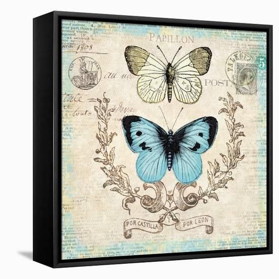 Victorian Butterflies-Christopher James-Framed Stretched Canvas