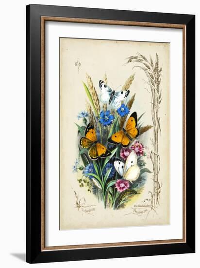 Victorian Butterfly Garden I-Vision Studio-Framed Art Print