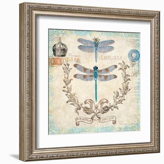 Victorian Dragonflies-Christopher James-Framed Art Print