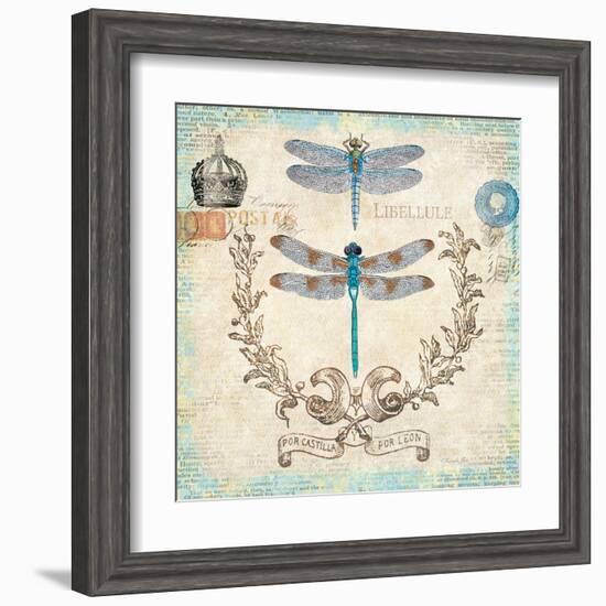 Victorian Dragonflies-Christopher James-Framed Art Print