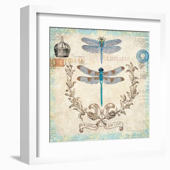 Victorian Dragonflies-Christopher James-Framed Art Print