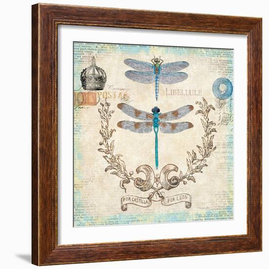 Victorian Dragonflies-Christopher James-Framed Art Print