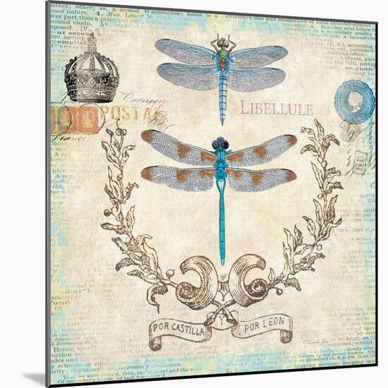 Victorian Dragonflies-Christopher James-Mounted Art Print