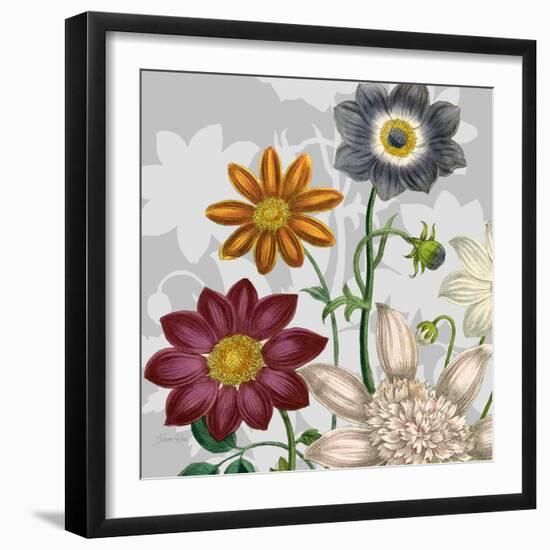 Victorian Garden 1-Devon Ross-Framed Art Print