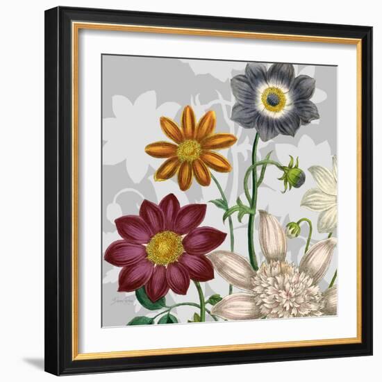 Victorian Garden 1-Devon Ross-Framed Art Print