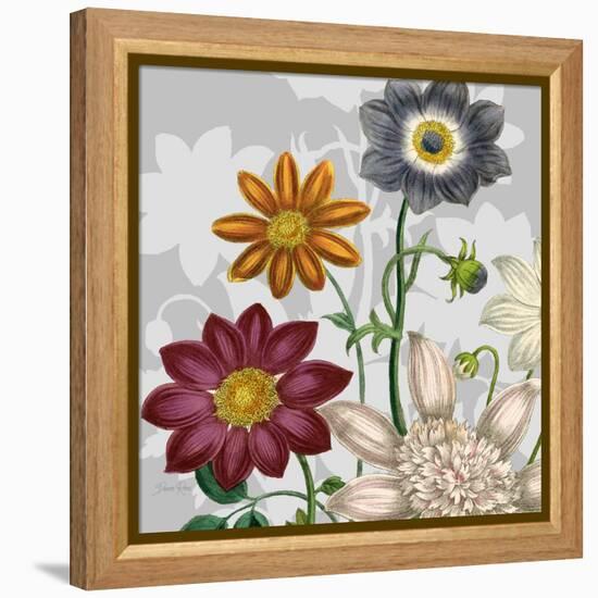 Victorian Garden 1-Devon Ross-Framed Stretched Canvas