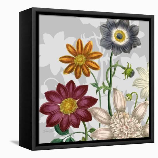 Victorian Garden 1-Devon Ross-Framed Stretched Canvas