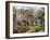 Victorian Garden Cottage-Dominic Davison-Framed Art Print