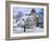 Victorian Home After Snowfall, Reading, Massachusetts, USA-Lisa S. Engelbrecht-Framed Photographic Print