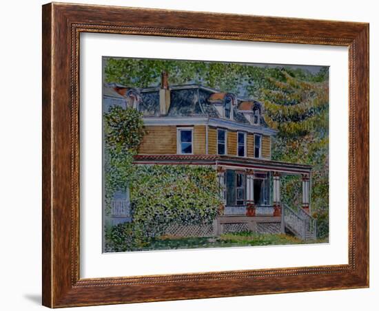 Victorian Home, Frenchtown, 2015-Anthony Butera-Framed Giclee Print