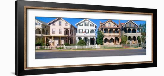 Victorian Homes in Cape May, New Jersey-null-Framed Photographic Print