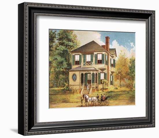 Victorian House, No. 10-null-Framed Art Print