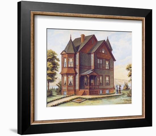 Victorian House, No. 11-null-Framed Premium Giclee Print