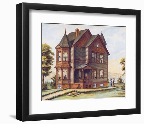 Victorian House, No. 11-null-Framed Premium Giclee Print