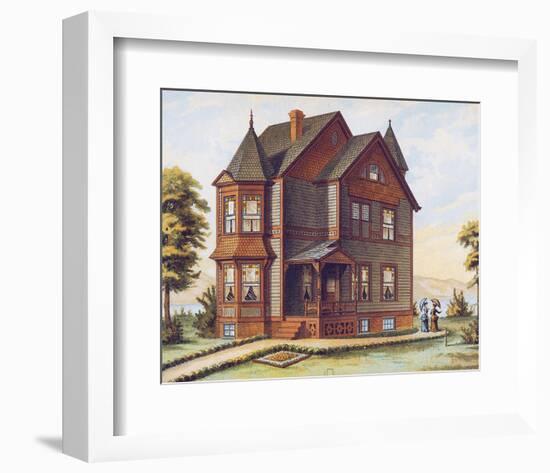 Victorian House, No. 11-null-Framed Premium Giclee Print