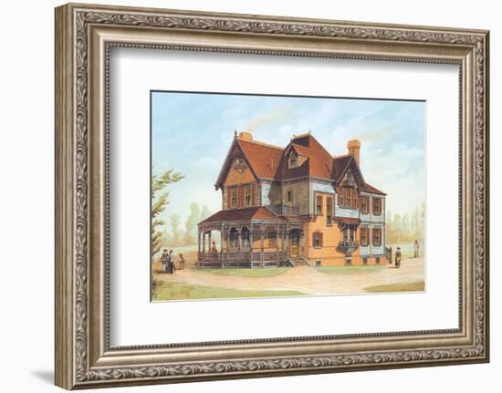 Victorian House, No. 13-null-Framed Art Print