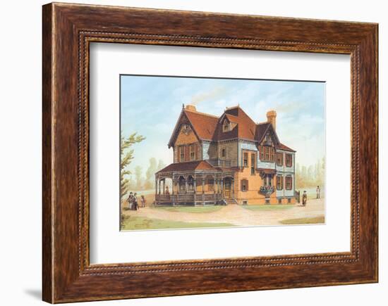 Victorian House, No. 13-null-Framed Art Print